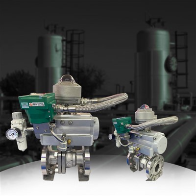 ANSI ASTM CF8 A351 Pnevmatični kroglični ventil