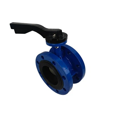 Metuljasti ventil z mehkim tesnilom prirobnice ročaja