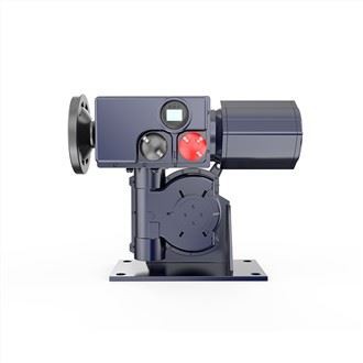 Električni aktuator izdelkov SD, nameščen na četrtobratni plošči